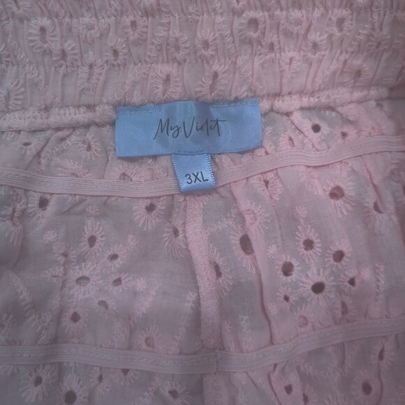 My Violet  rufle shorts size 3xl New (fits 2x) - Picture 2 of 3
